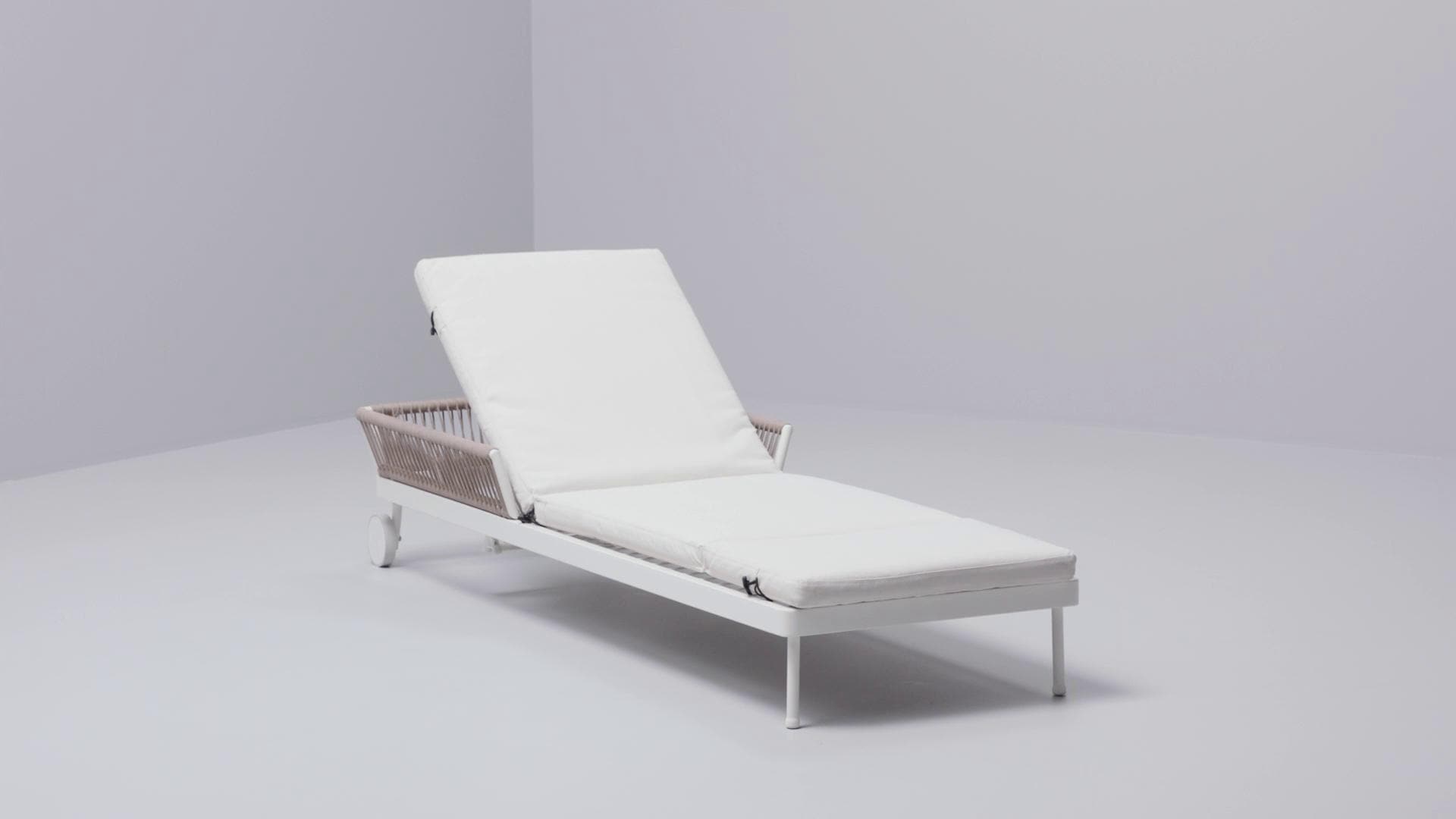 IKEA SEGERÖN Lettino Da Esterno Bianco/beige/Frösön/Duvholmen Beige
