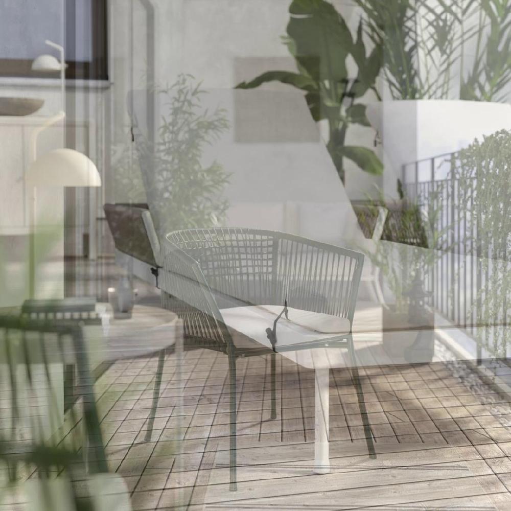 IKEA SEGERÖN Sedia Con Braccioli Da Giardino Bianco/beige
