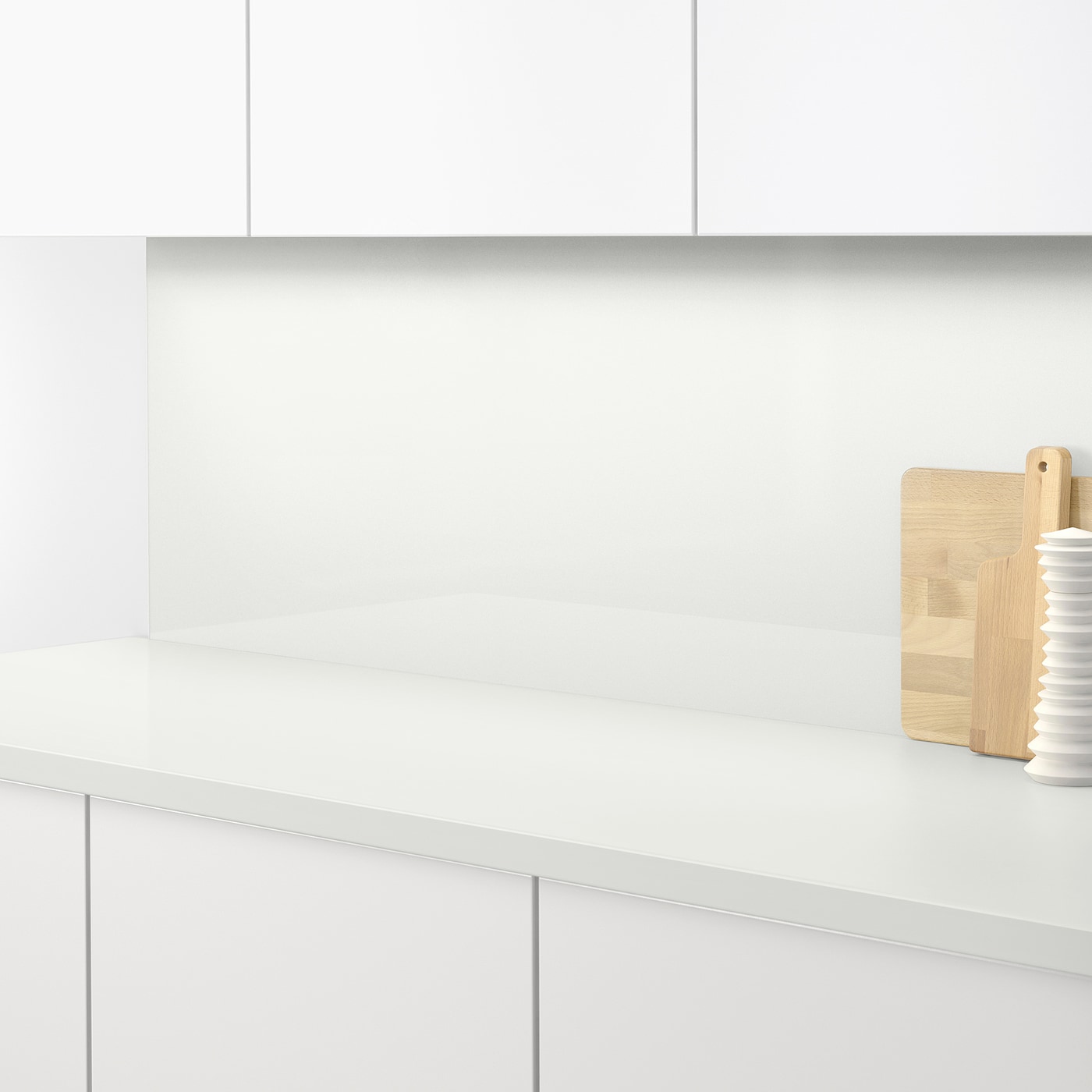 IKEA SIBBARP Rivestimento Da Parete Su Misura Lucido Bianco/laminato 1 M²x1.3 Cm