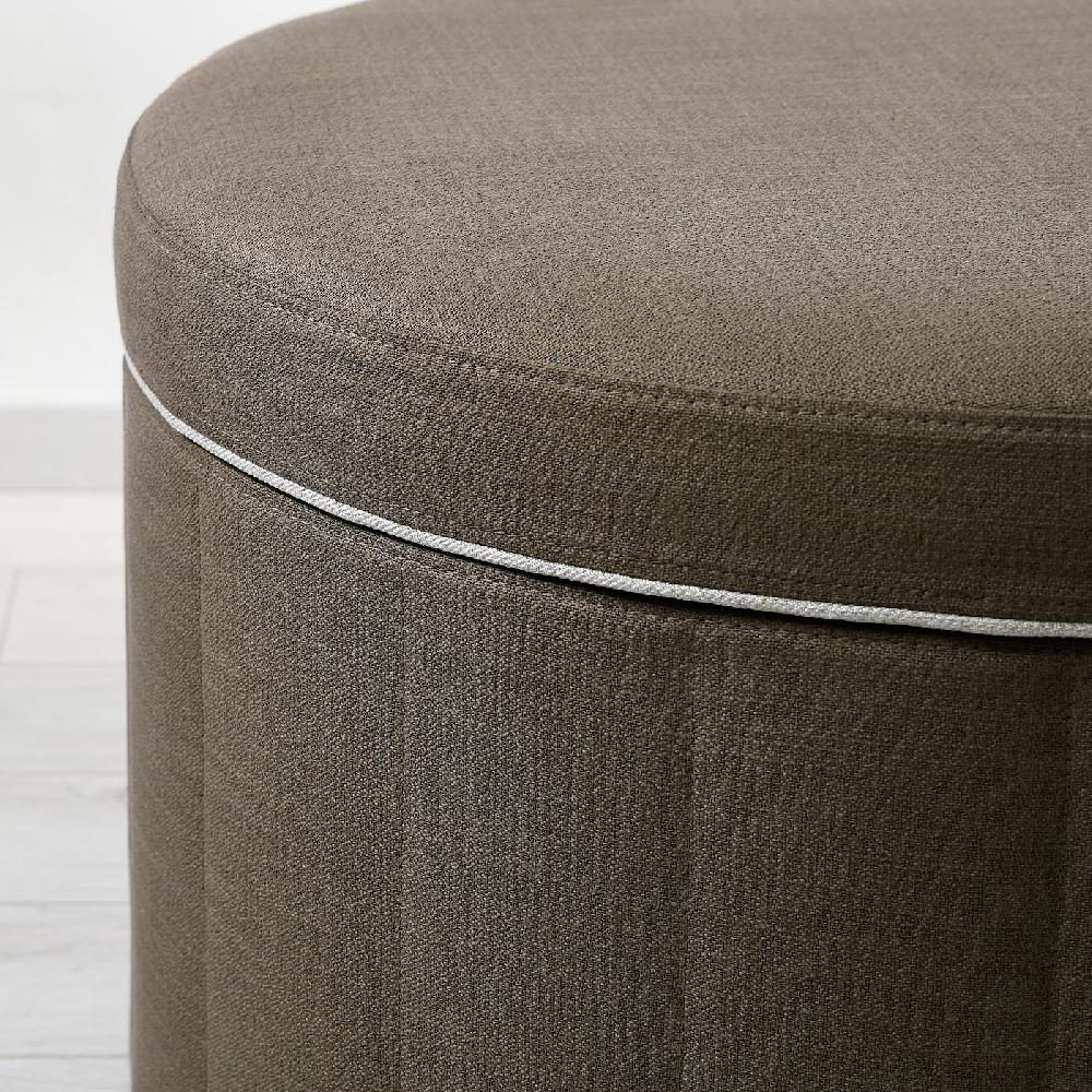 IKEA SIDSJÖ Pouf Con Contenitore/Gransel Grigio-marrone