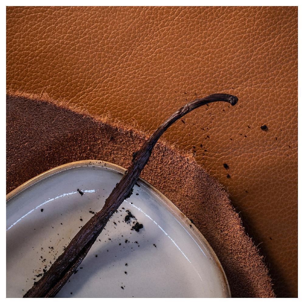 IKEA SILKESTRÄD Candela Profumata/vaso Di Ceramica Cuoio E Vaniglia/marrone 45 H