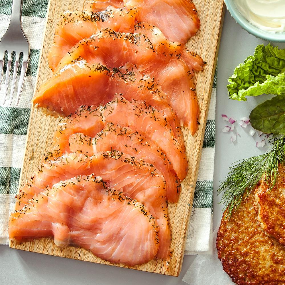 IKEA SJÖRAPPORT Salmone Stagionato Affumicato Fred Certificato ASC/surgelato
