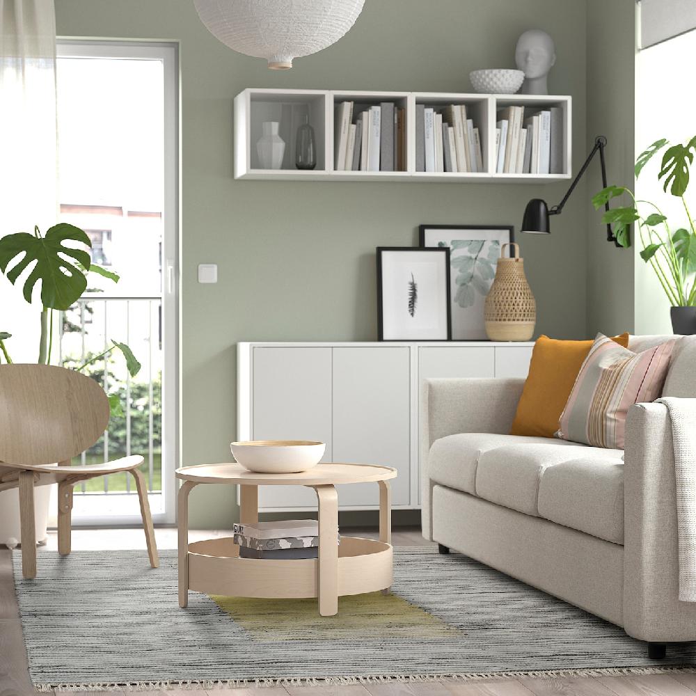 IKEA SJÖTÅTEL Tappeto Tessitura Piatta Grigio-giallo 170x240 Cm