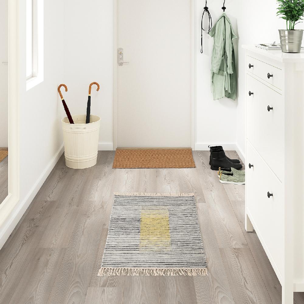 IKEA SJÖTÅTEL Tappeto Tessitura Piatta Grigio-giallo 60x90 Cm