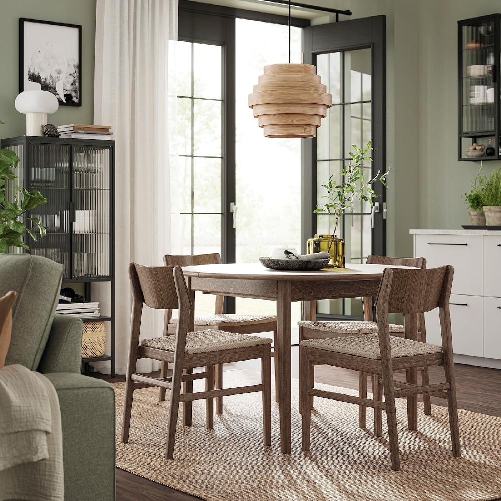 IKEA SKANSNÄS Tavolo Allungabile Marrone Faggio/impiallacciatura 115/170 Cm