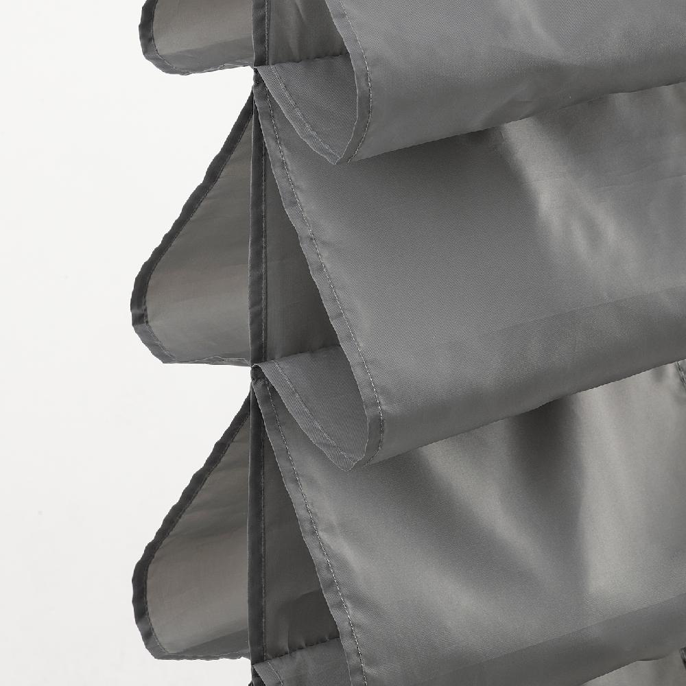 IKEA SKUBB Portascarpe Da Appendere 12 Tasche Grigio Scuro 34x120 Cm