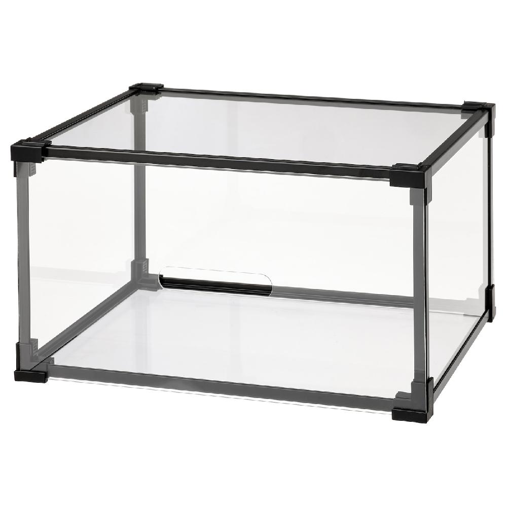 IKEA SKUFFEN Scatola per scarpe trasparente 36x29x21 cm