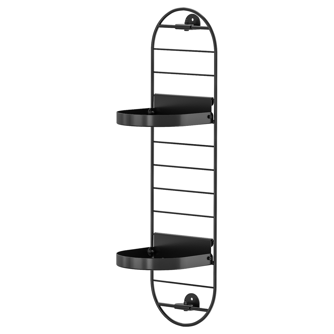 IKEA SKUGGRÖNA Supporto Da Parete Per Piante Nero 54 Cm