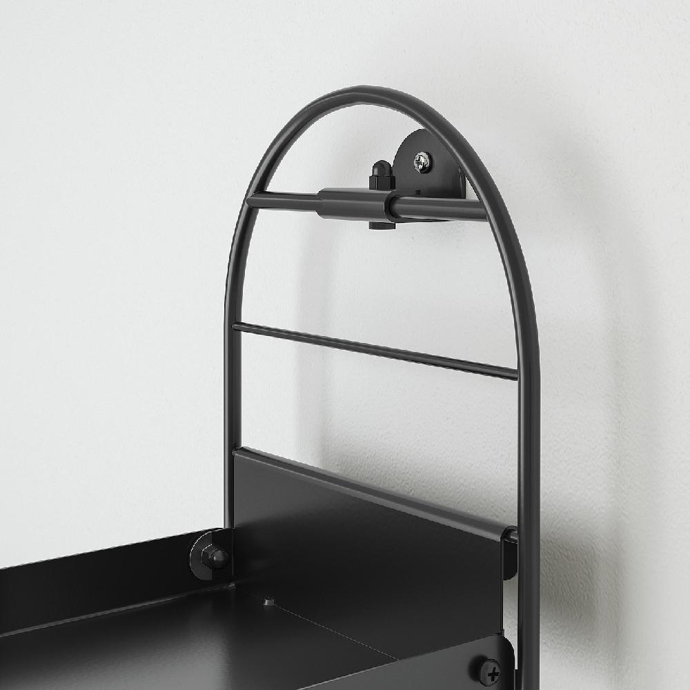 IKEA SKUGGRÖNA Supporto Da Parete Per Piante Nero 78 Cm