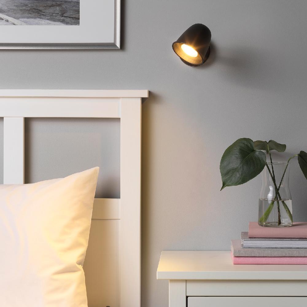 IKEA SKURUP Lampada Parete Installazione Fissa Nero