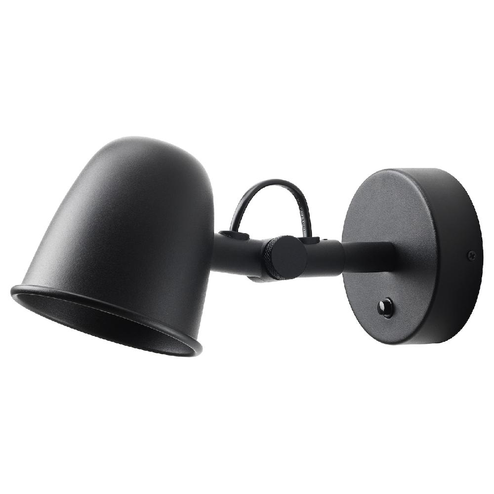 IKEA SKURUP Lampada parete installazione fissa nero