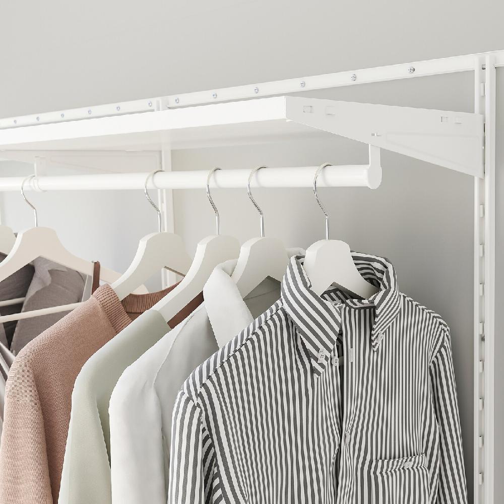 IKEA SKYTTA / BOAXEL Cabina Armadio Con Ante Scorrevoli Bianco/Tjörhom Bianco 301x115x240 Cm