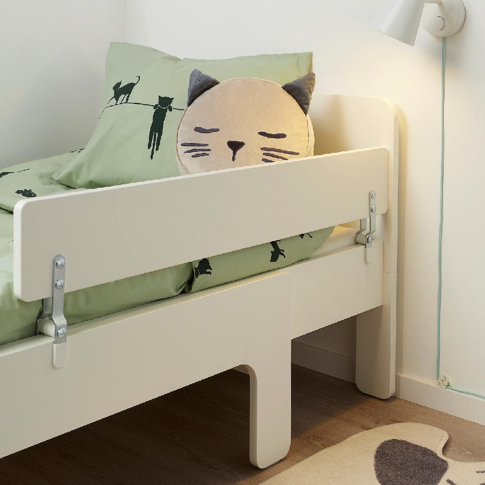 IKEA SLÄKT / NATTAPA Strut Letto Allun/sponda/base Doghe Bianco 80x200 Cm