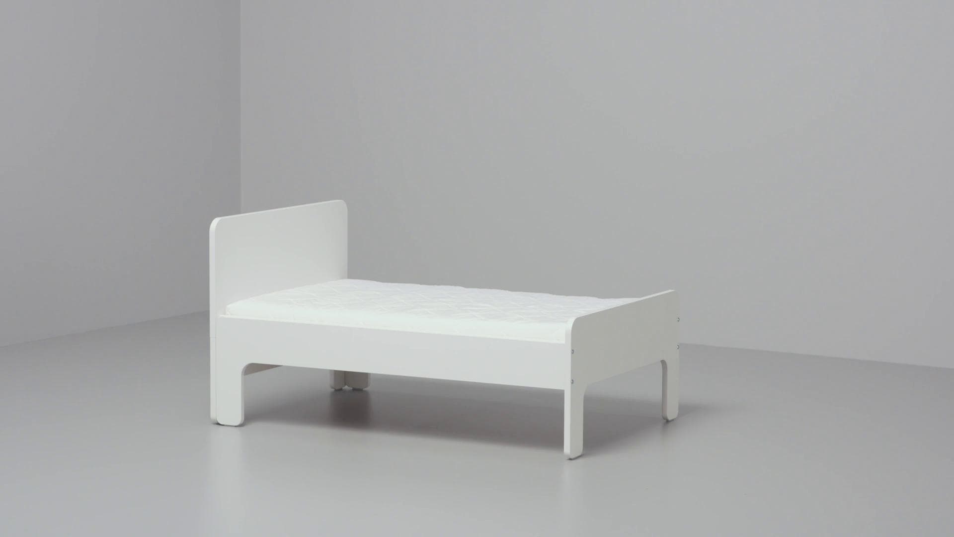 IKEA SLÄKT Struttura Letto Allungabile E Doghe Bianco 80x200 Cm