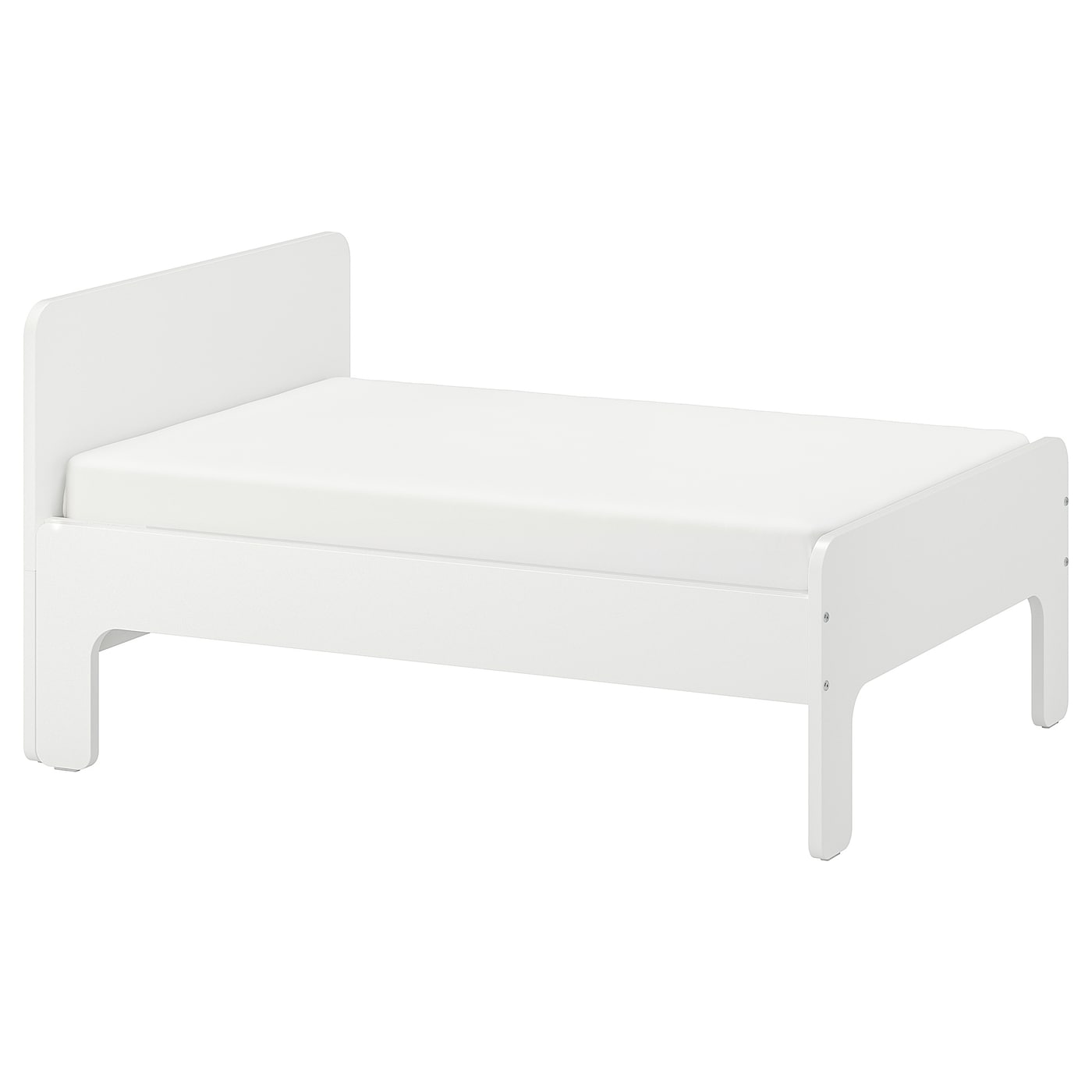 IKEA SLÄKT Struttura Letto Allungabile E Doghe Bianco 80x200 Cm