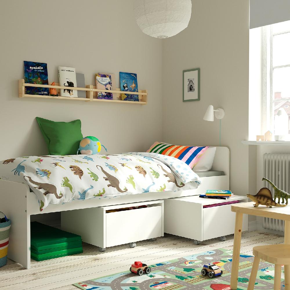 IKEA SLÄKT Struttura Letto Con Base A Doghe Bianco 90x200 Cm