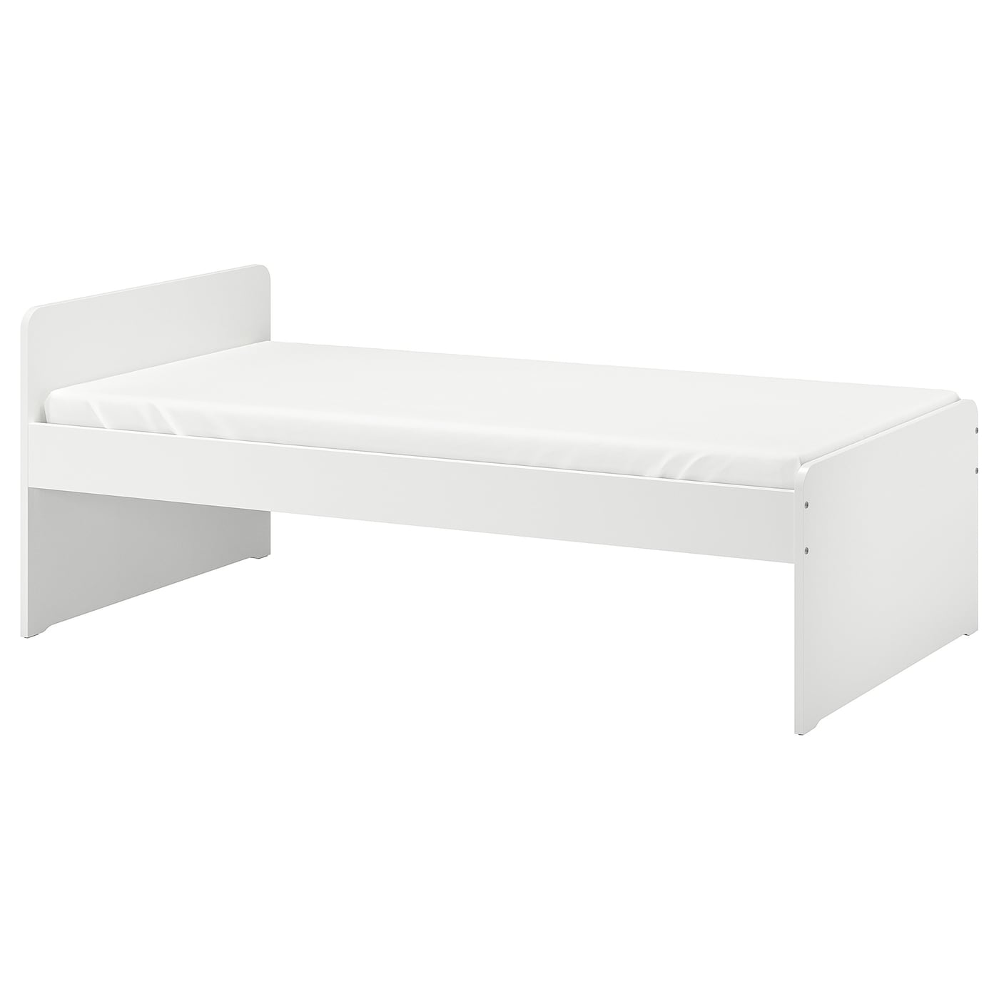 IKEA SLÄKT Struttura letto con base a doghe bianco 90x200 cm
