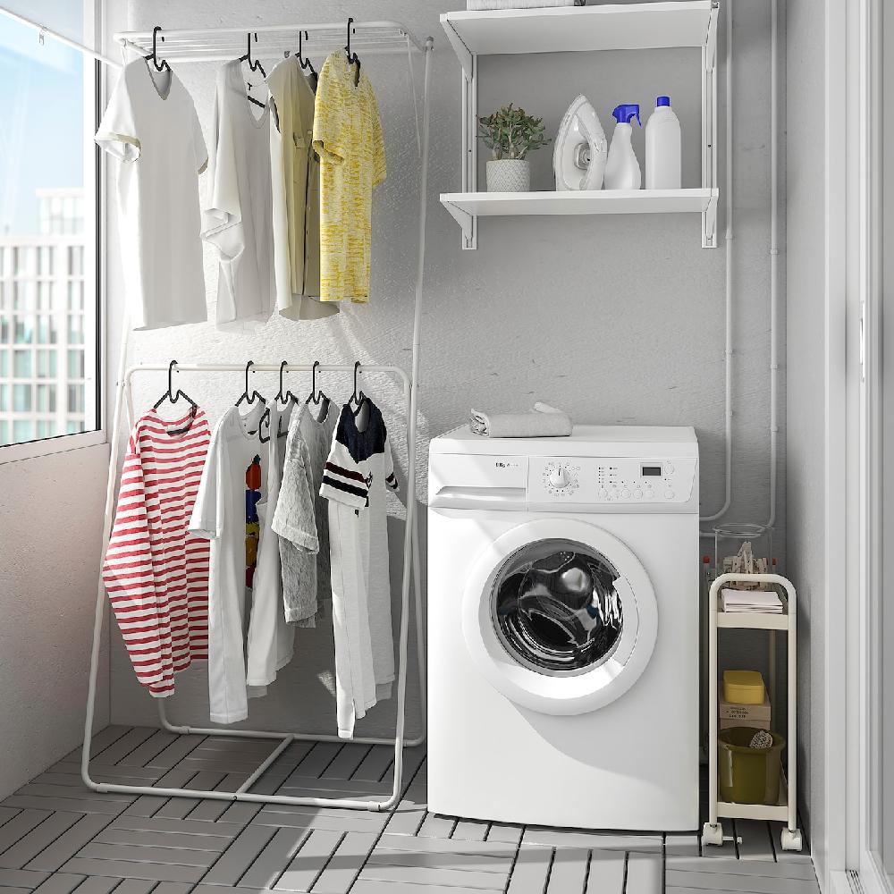 IKEA SLIBB Stendibiancheria 2 Piani Grigio 78x46x185 Cm
