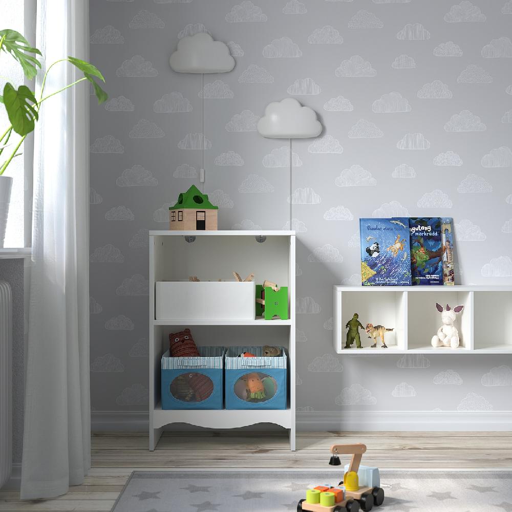 IKEA SMÅGÖRA Fasciatoio/libreria Con 1 Scaffale Bianco