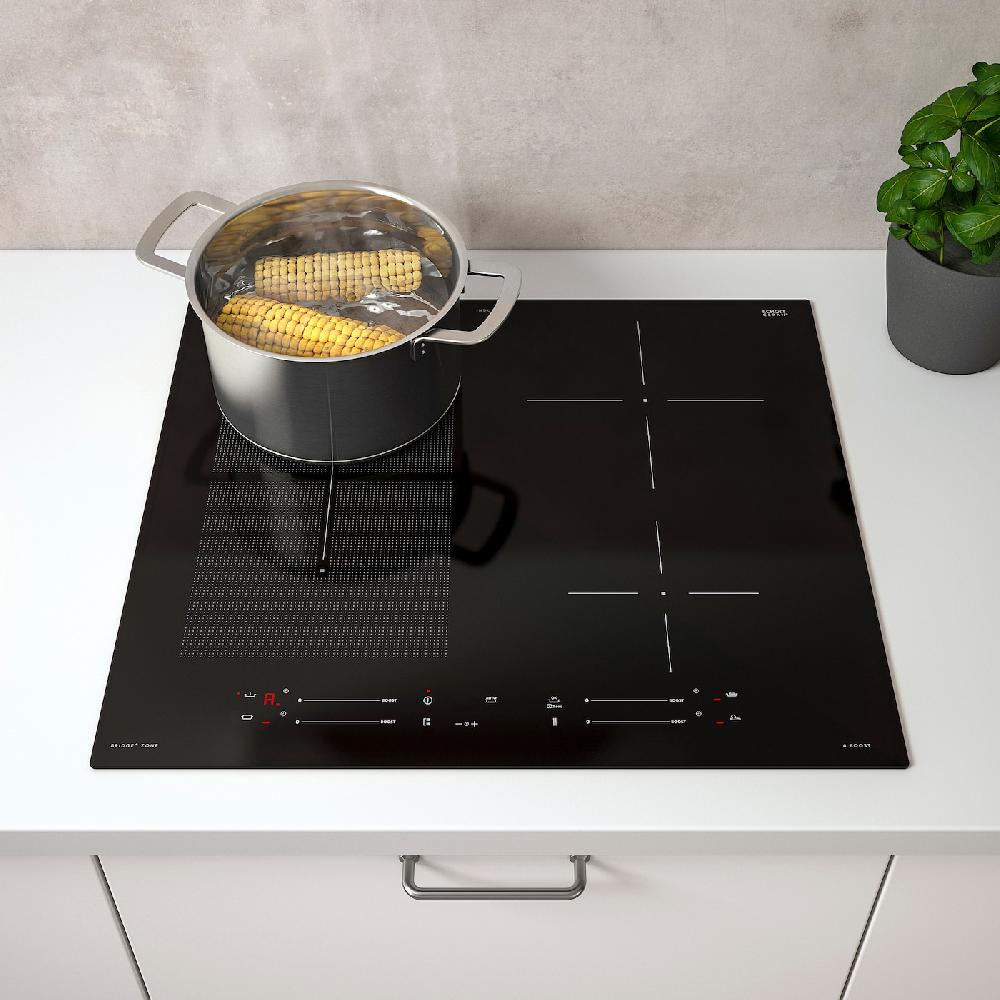 IKEA SMAKLIG Piano Cottura A Induzione IKEA 500 Nero 59 Cm