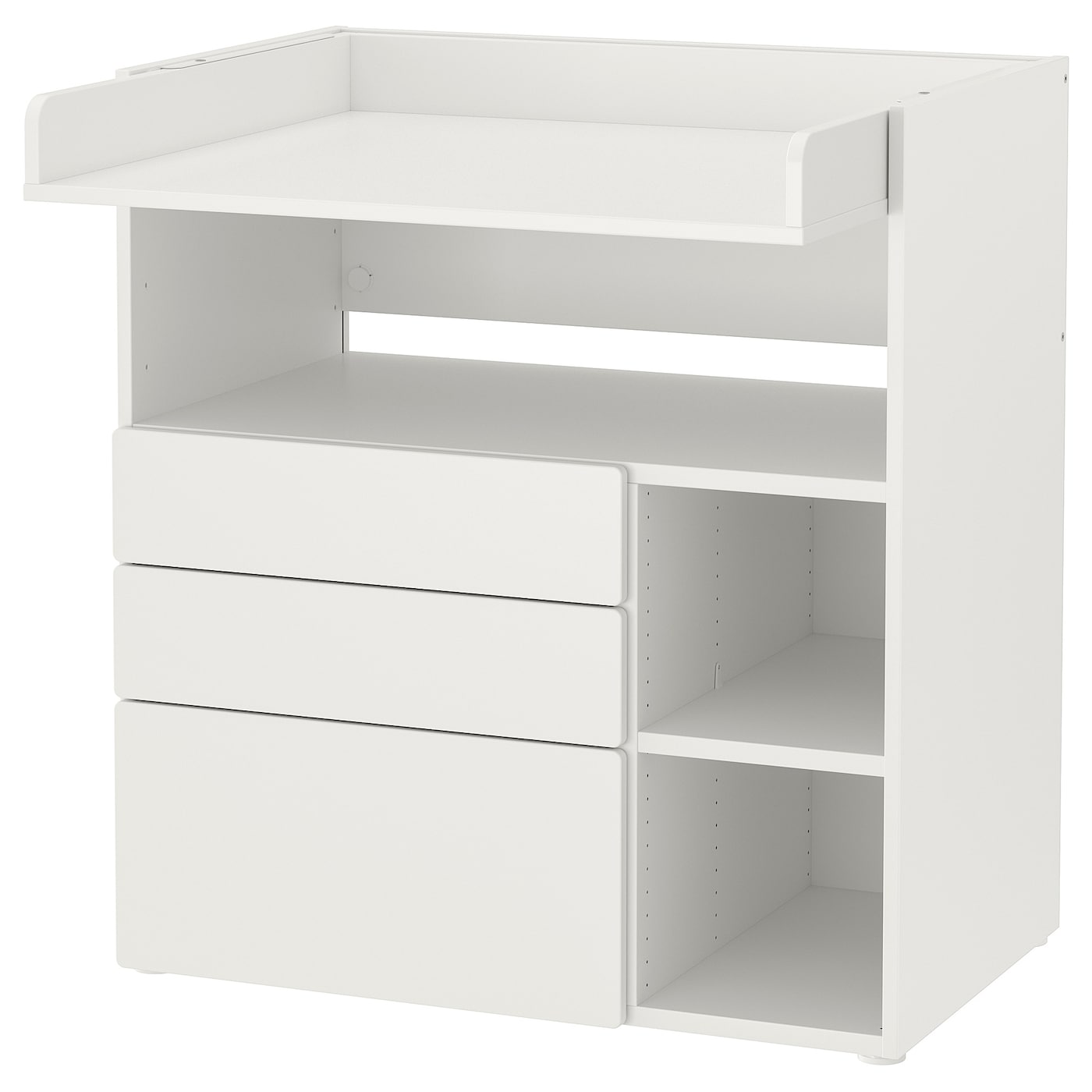IKEA SMÅSTAD Fasciatoio bianco bianco/con 3 cassetti 90x79x100 cm
