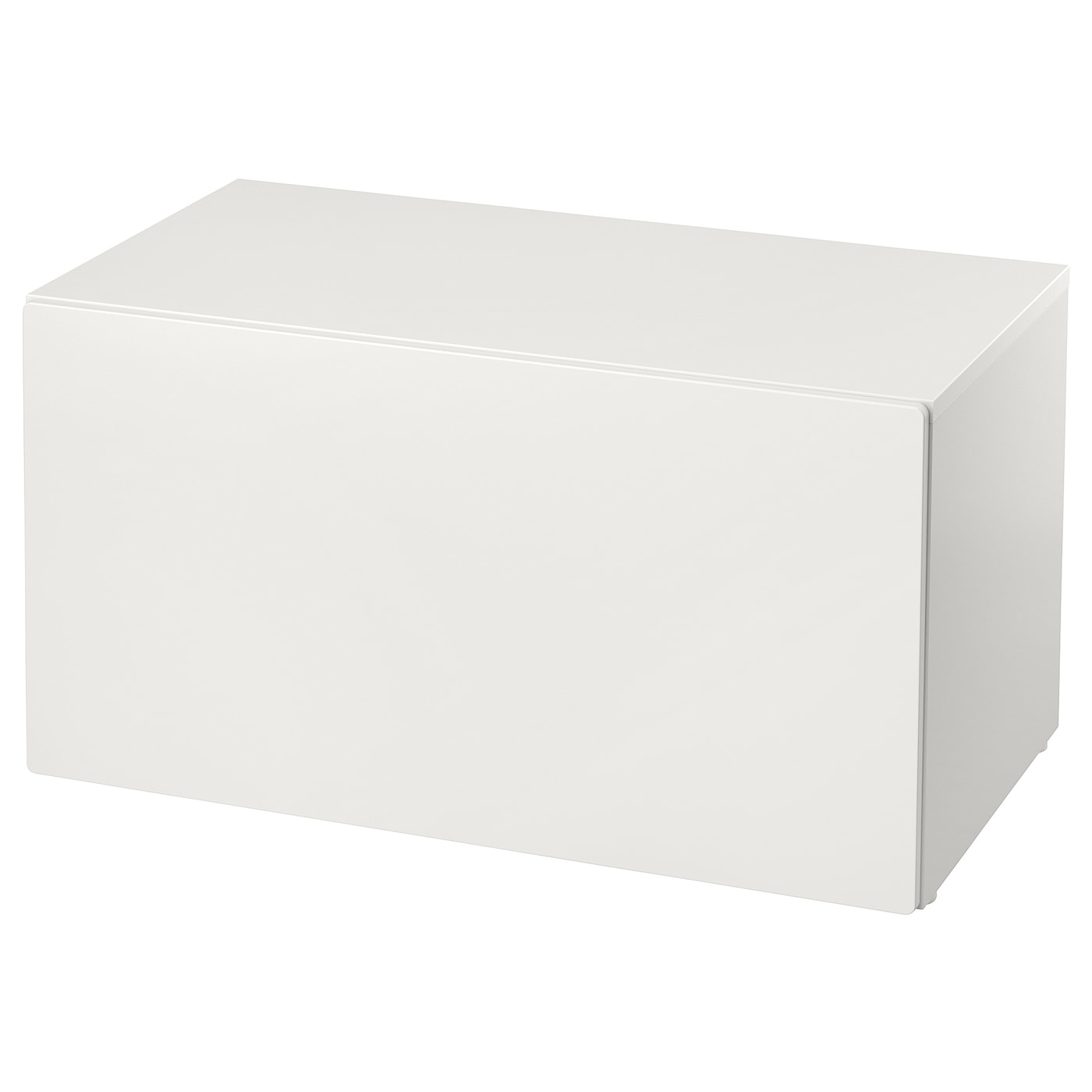 IKEA SMÅSTAD Panca con contenitore giocattoli bianco/bianco 90x52x48 cm