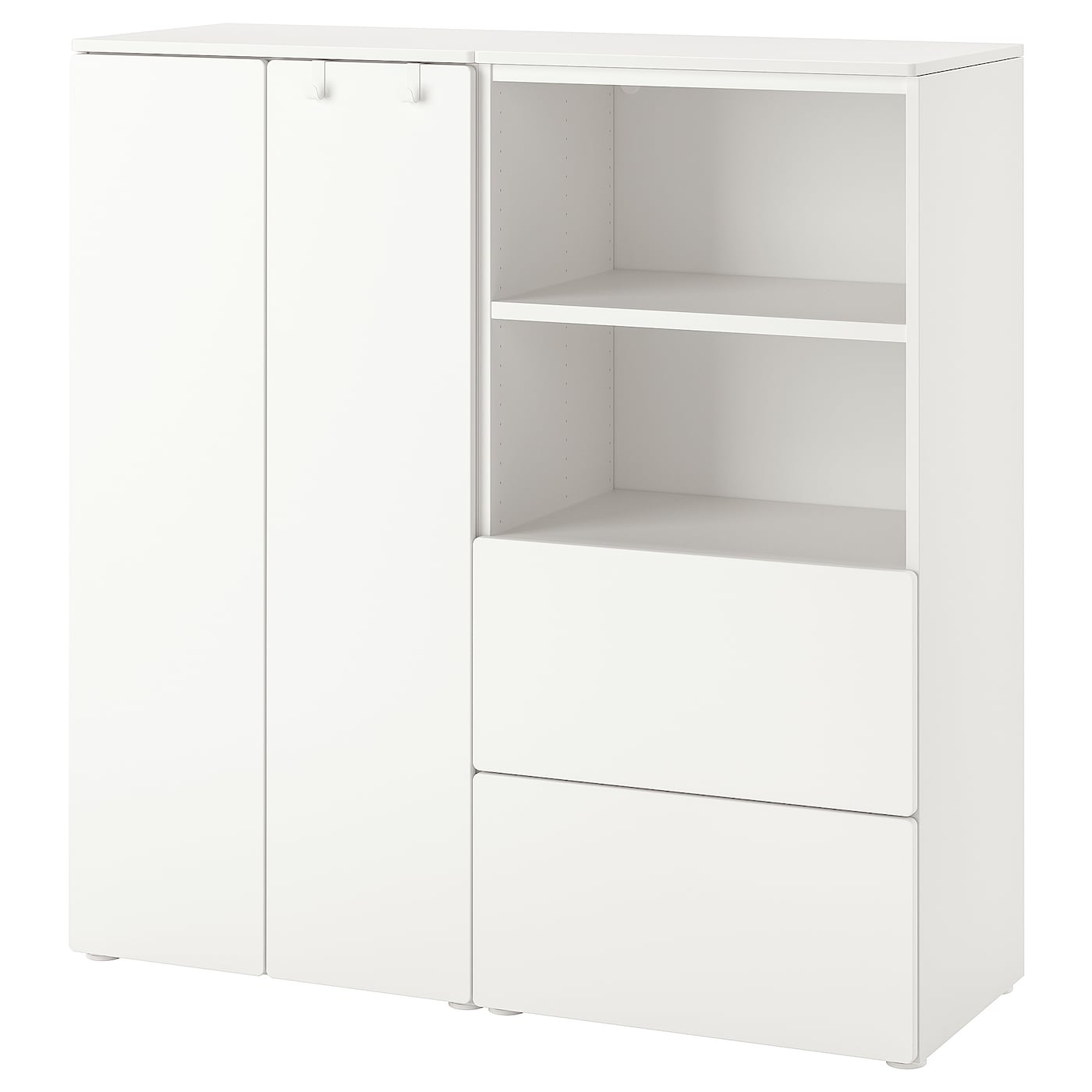 IKEA SMÅSTAD / PLATSA Combinazione di mobili bianco/bianco 120x42x123 cm