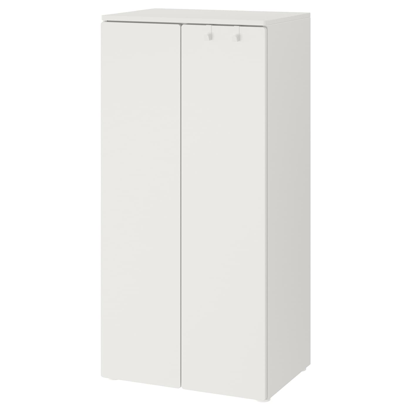 IKEA SMÅSTAD / PLATSA Guardaroba bianco/bianco 60x42x123 cm