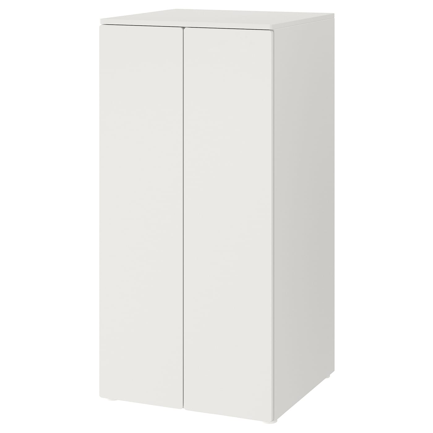 IKEA SMÅSTAD / PLATSA Guardaroba bianco bianco/con 3 ripiani 60x57x123 cm