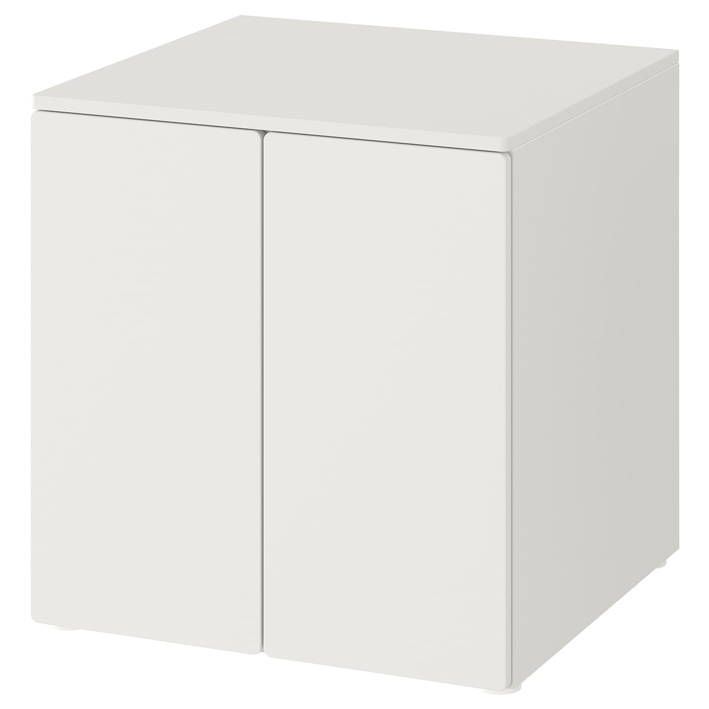 IKEA SMÅSTAD / PLATSA Mobile bianco bianco/con 1 ripiano 60x57x63 cm
