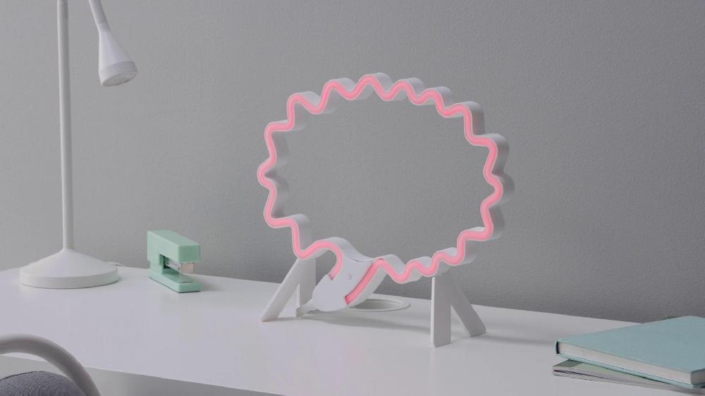 IKEA SNÖDJUP Illuminazione Decorativa A LED Fumetto Bianco/multicolore
