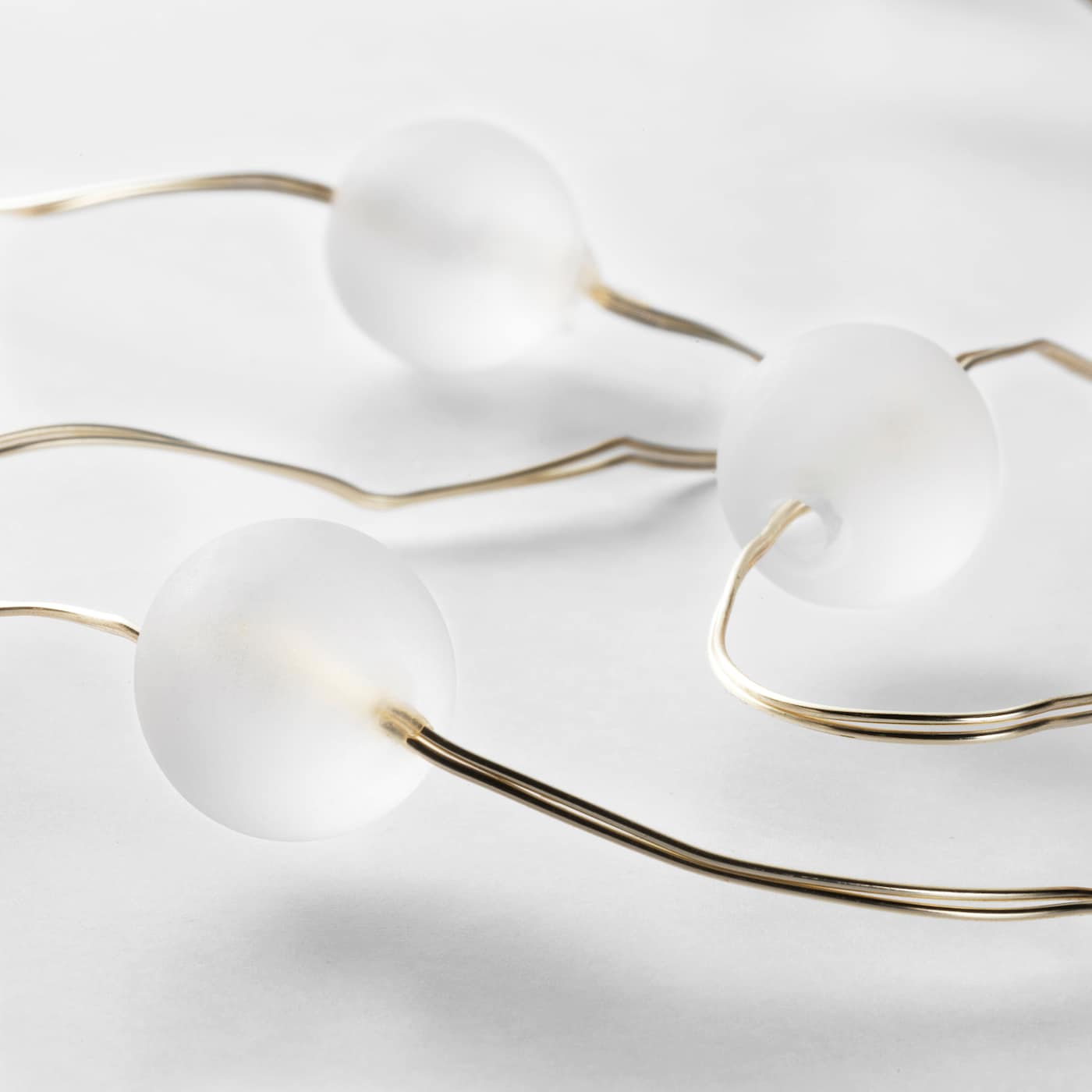 IKEA SNÖYRA Illuminazione A LED 40 Luci Per Interni/a Batterie Color Argento