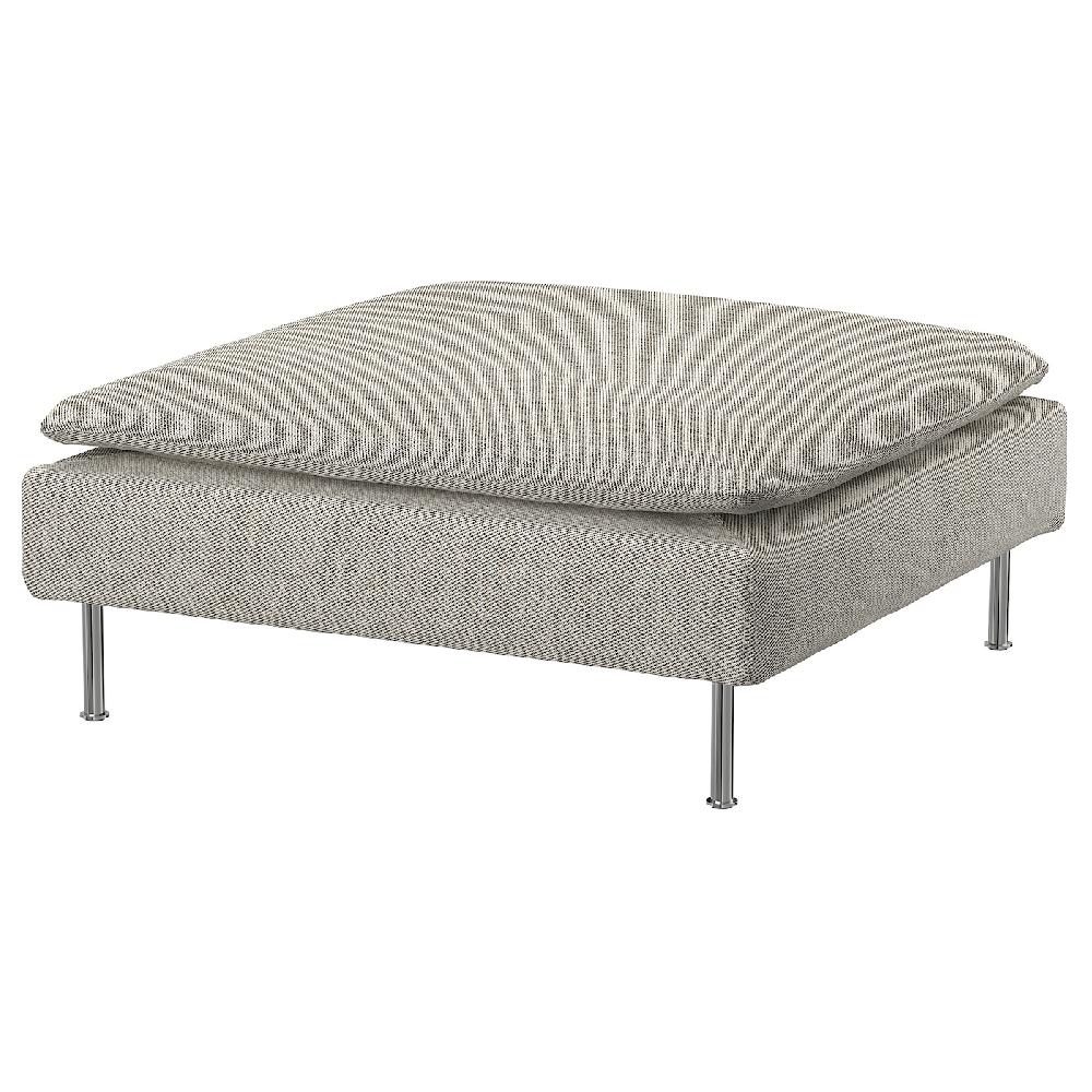 IKEA SÖDERHAMN Fodera Per Poggiapiedi Viarp Beige/marrone