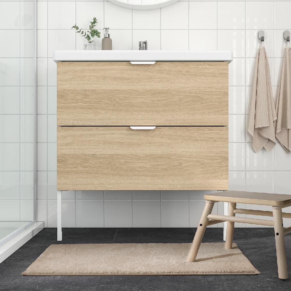 IKEA SÖDERSJÖN Tappeto Per Bagno Beige Chiaro 50x80 Cm