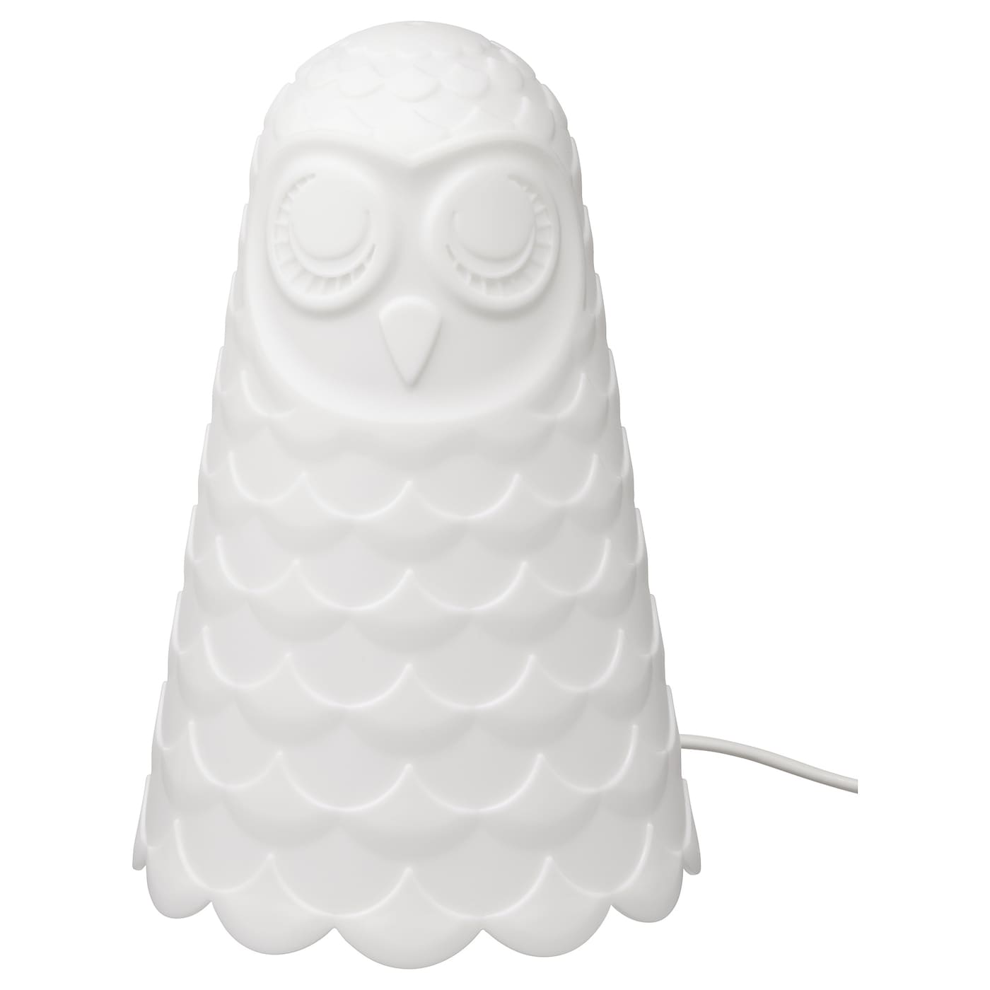 IKEA SOLBO Lampada da tavolo a LED bianco/gufo 23 cm