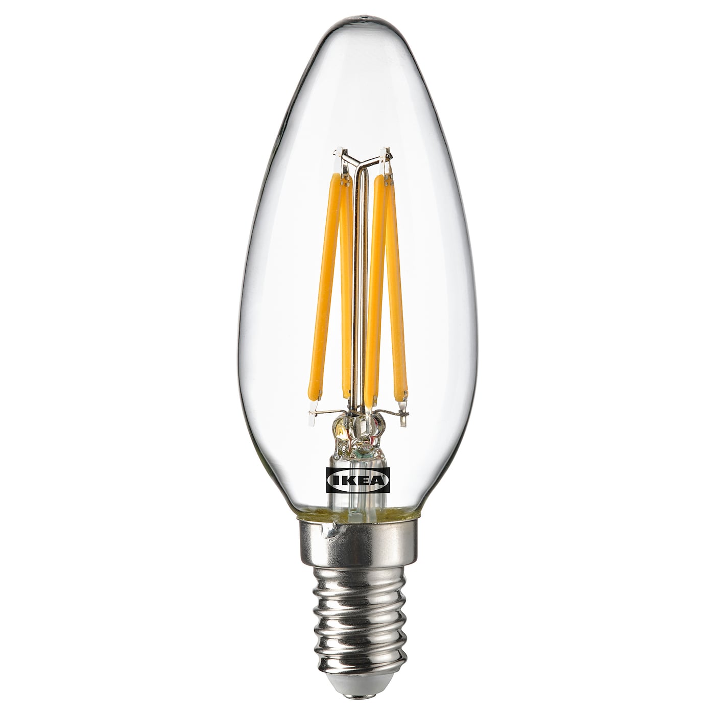 IKEA SOLHETTA Lampadina a LED E14 250 lumen a candela/trasparente
