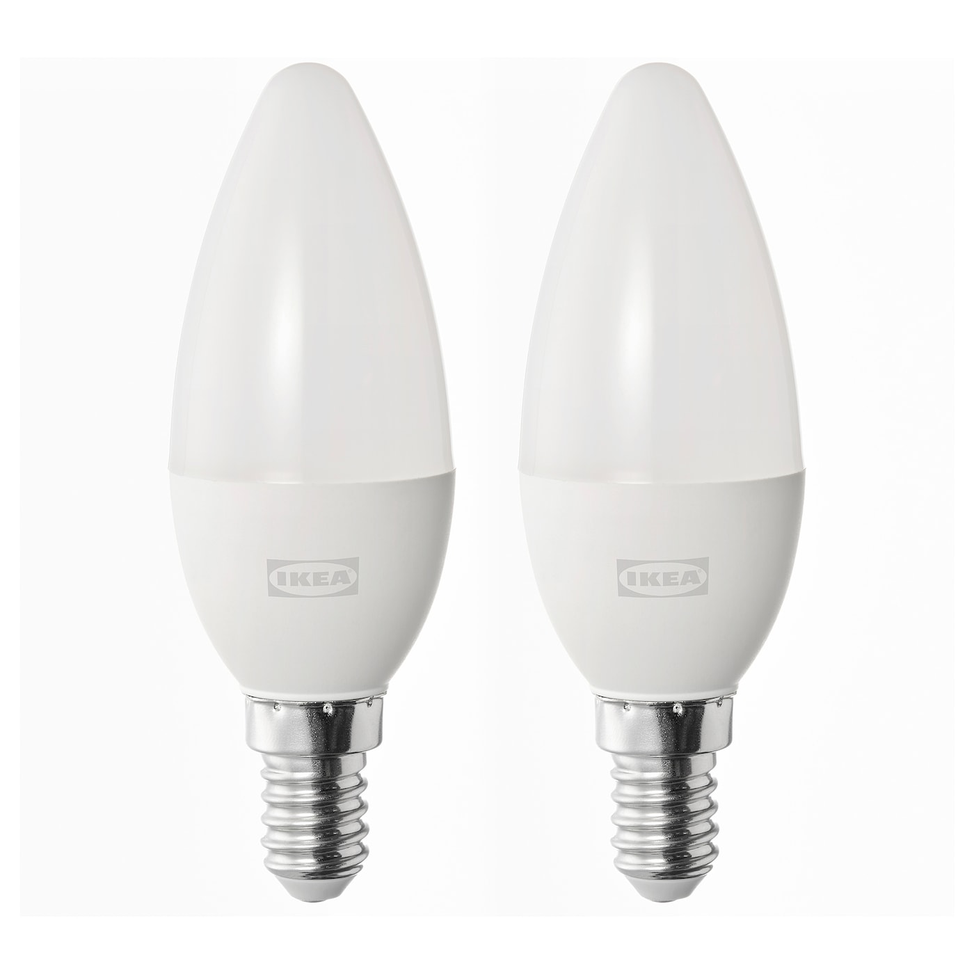 IKEA SOLHETTA Lampadina a LED E14 470 lumen a candela/bianco opalino