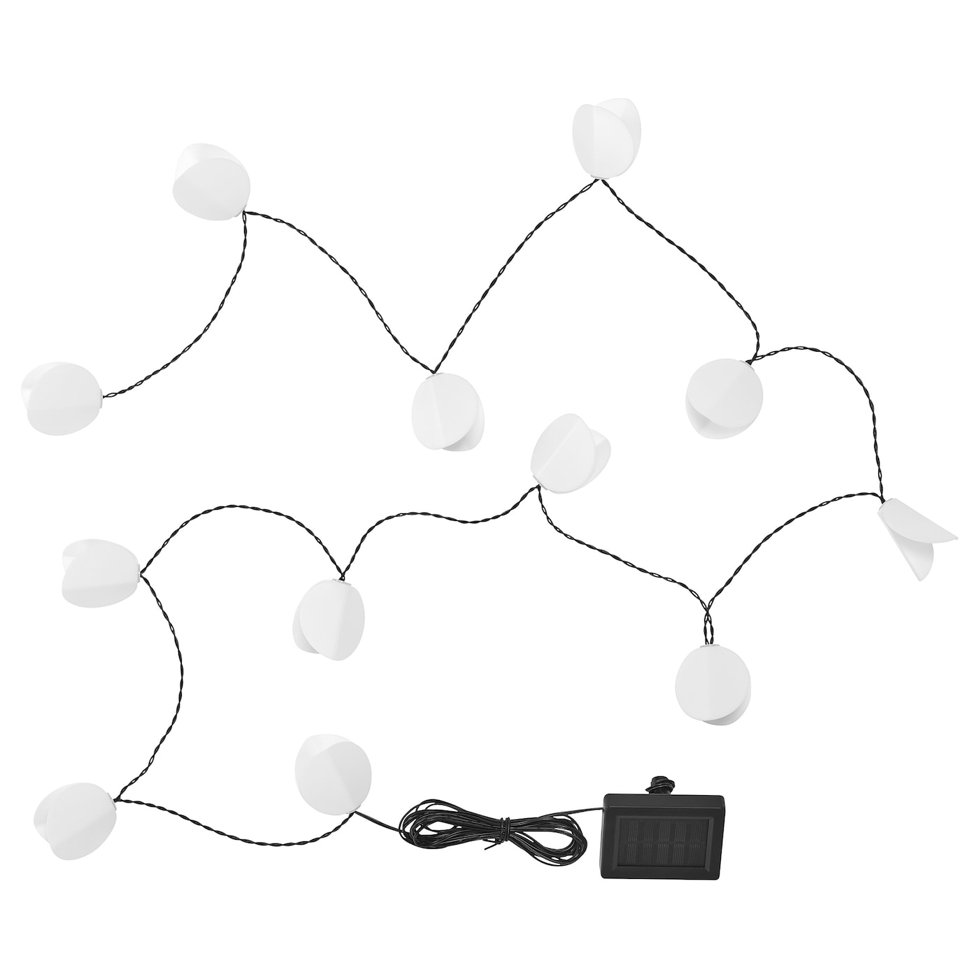 IKEA SOLVINDEN Illuminazione a LED 12 luci a energia solare/foglia