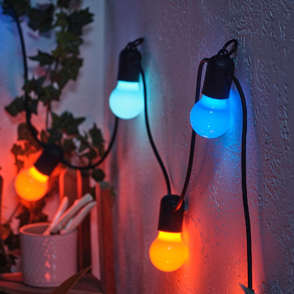 IKEA SOLVINDEN Illuminazione A LED 12 Luci Da Esterno/multicolore