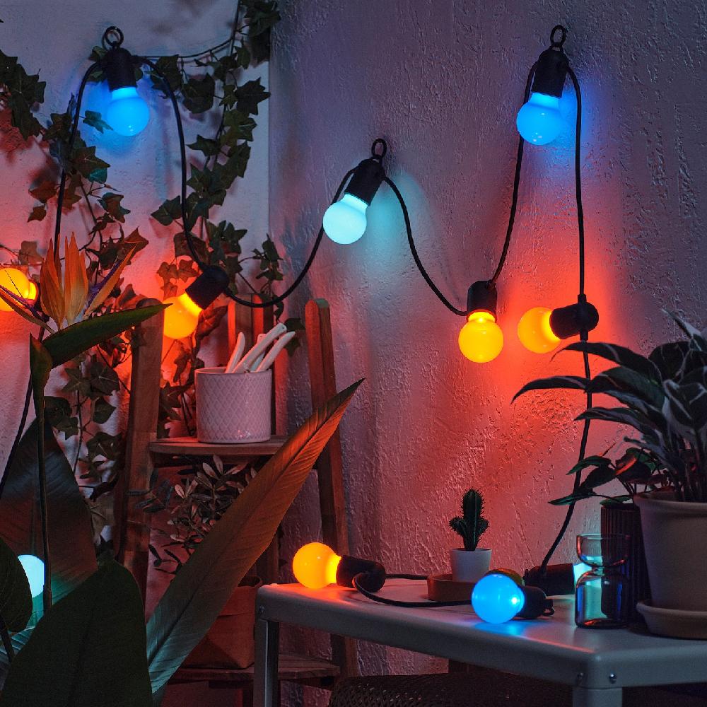 IKEA SOLVINDEN Illuminazione A LED 12 Luci Da Esterno/multicolore