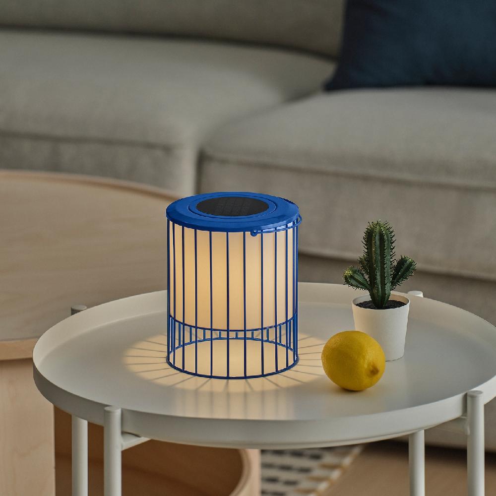 IKEA SOLVINDEN Lampada Da Tavolo A Energia Solare/blu 15 Cm