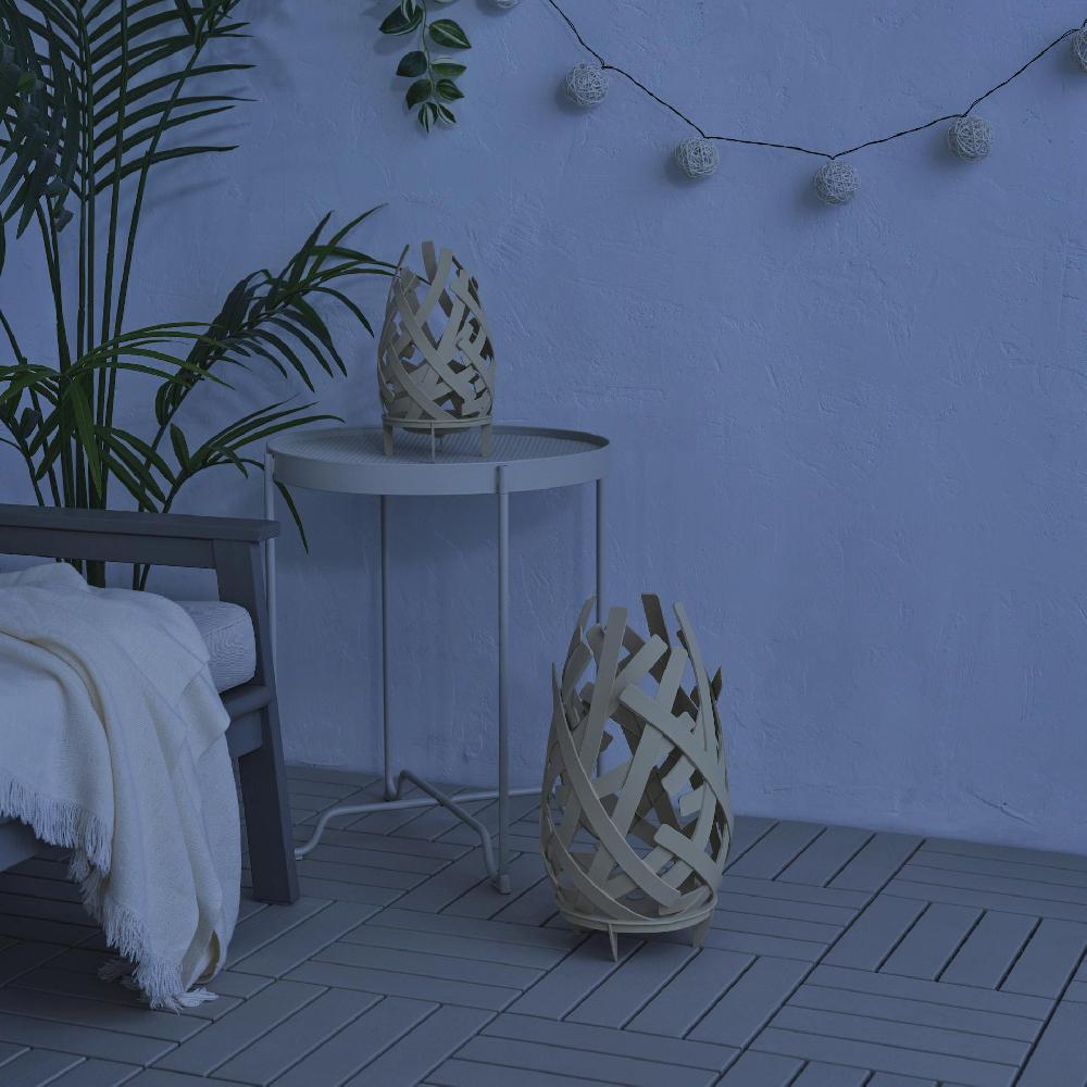 IKEA SOLVINDEN Lampada Da Terra A LED A Batterie Da Esterno 45 Cm