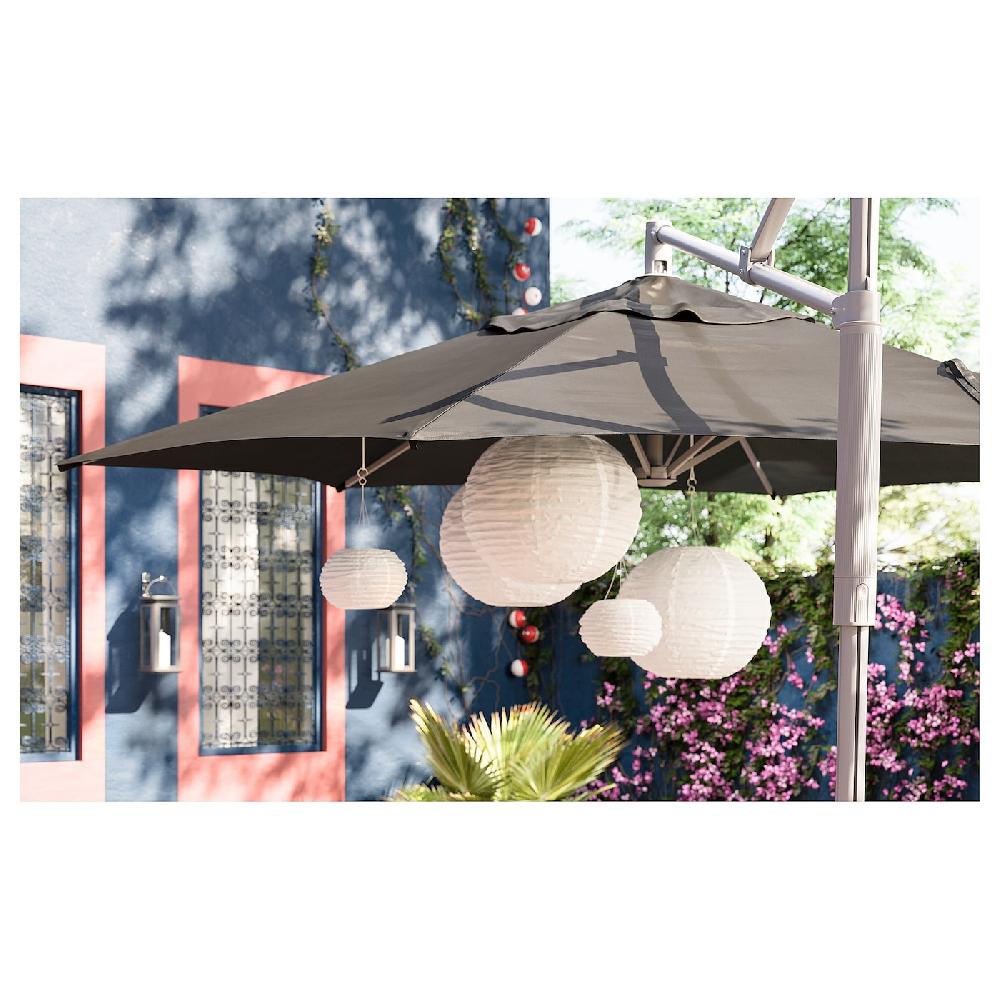 IKEA SOLVINDEN Lampada Sospensione LED Energia Sol Da Esterno/globo Bianco 22 Cm