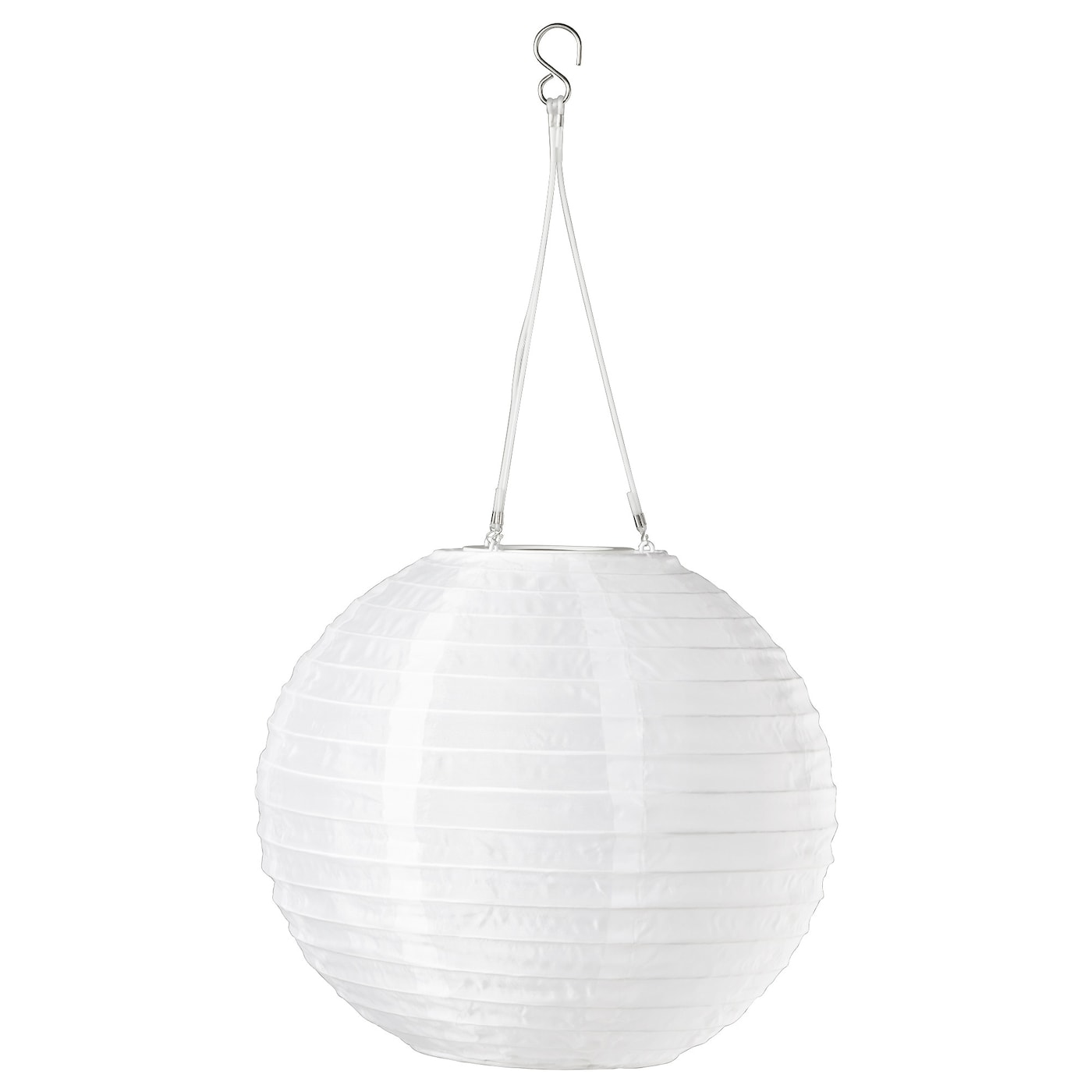 IKEA SOLVINDEN Lampada sospensione LED energia sol da esterno/globo bianco 30 cm