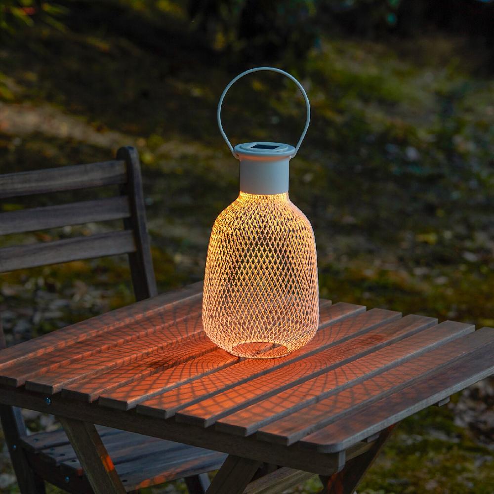IKEA SOLVINDEN Lanterna A LED A Energia Solare Da Esterno/rete Bianco 29 Cm