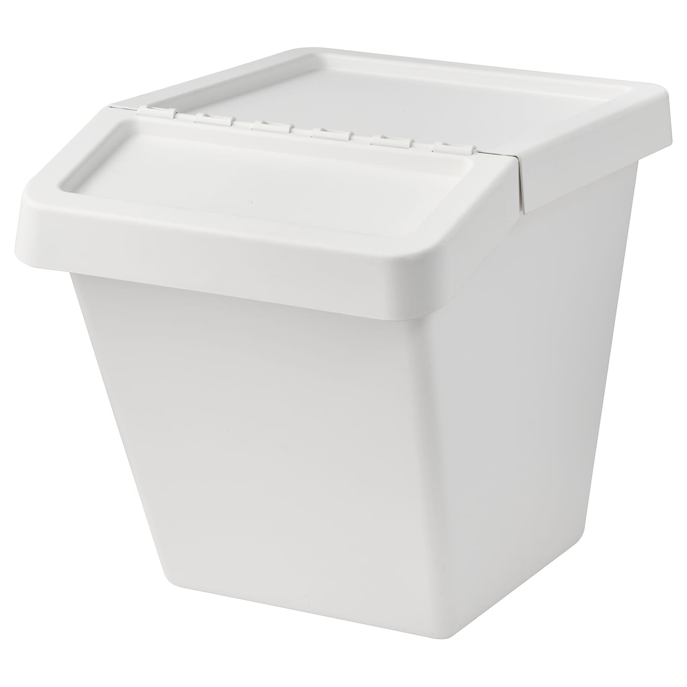 IKEA SORTERA Contenitore rifiuti con coperchio bianco 60 l