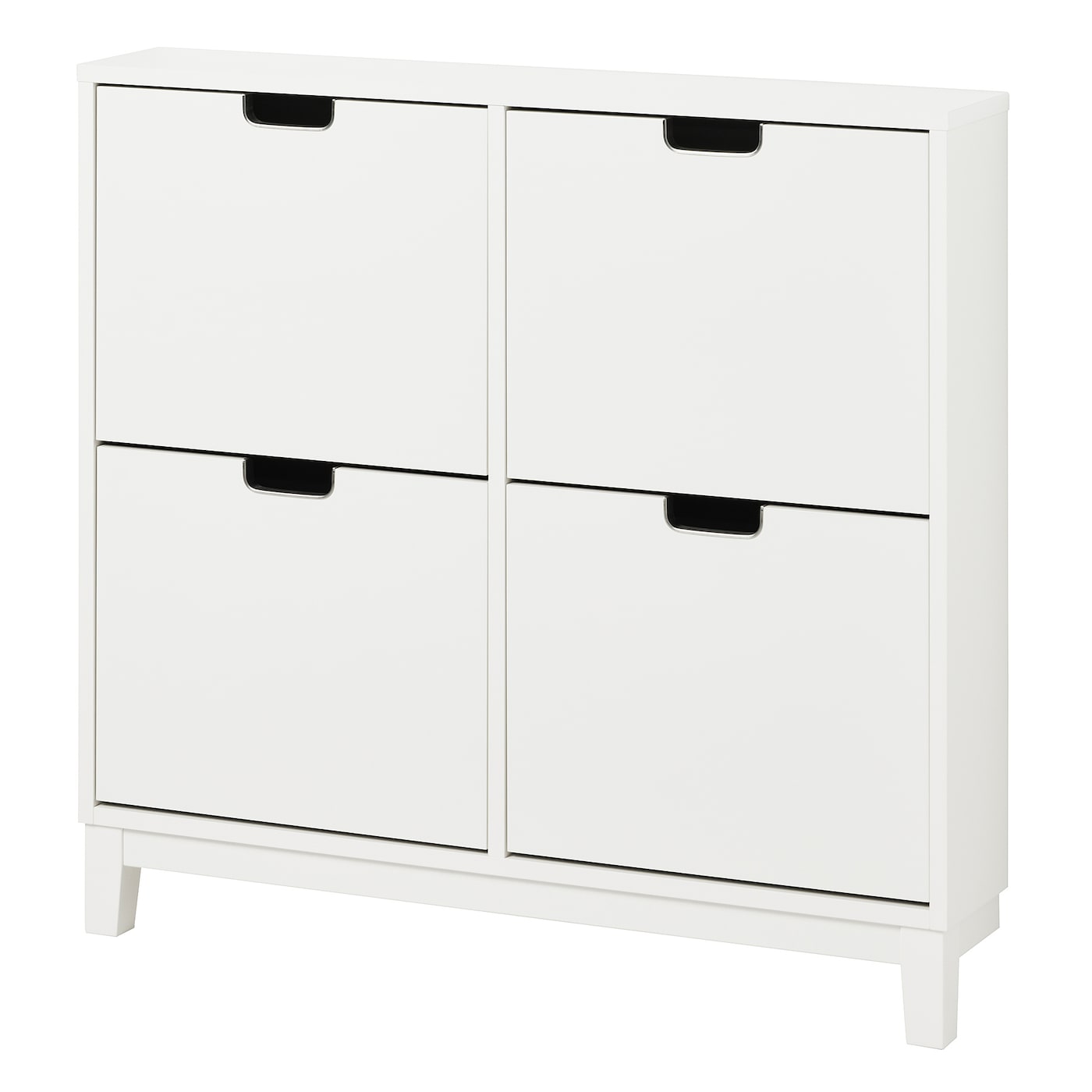 IKEA STÄLL Scarpiera a 4 scomparti bianco 96x17x90 cm