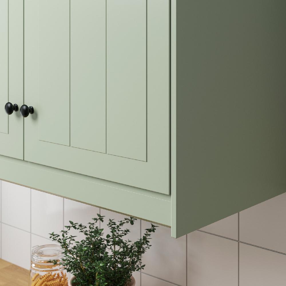 IKEA STENSUND Lista Sottopensile Profilata Verde Chiaro 221x3 Cm