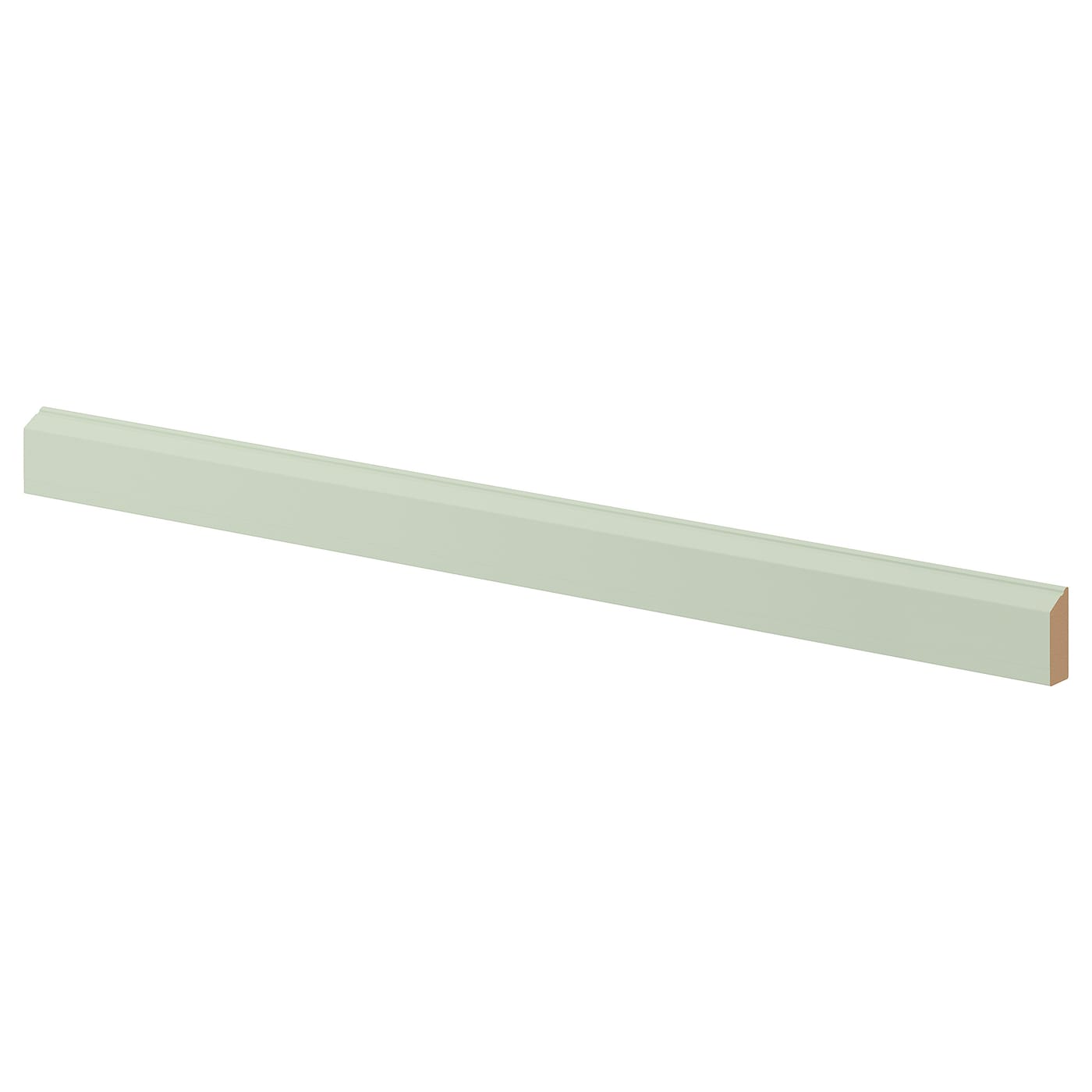 IKEA STENSUND Lista sottopensile profilata verde chiaro 221x3 cm