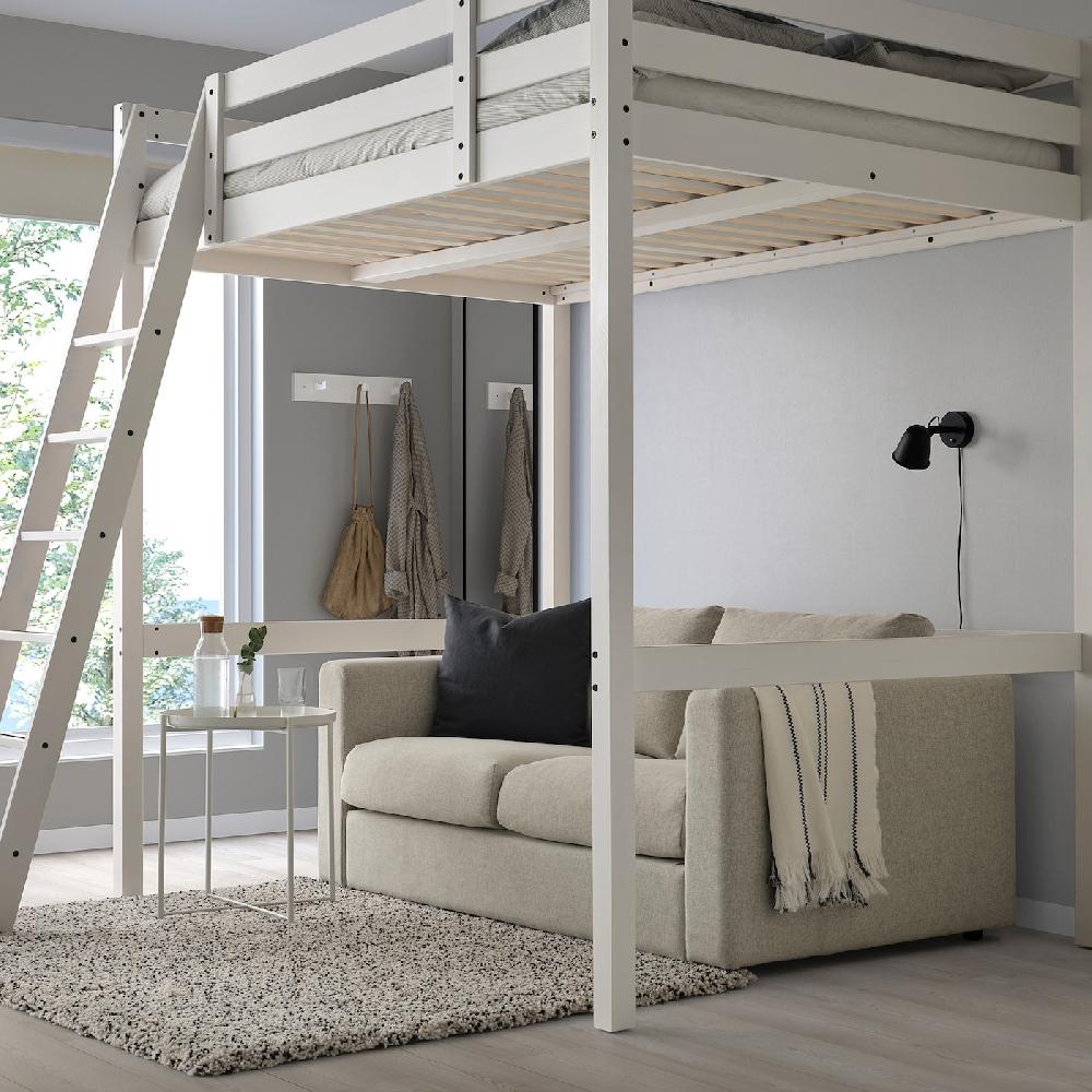 IKEA STORÅ Struttura Per Letto A Soppalco Mordente Bianco 140x200 Cm